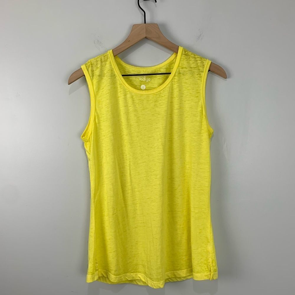Great Northwest Indigo Yellow Tank Top
